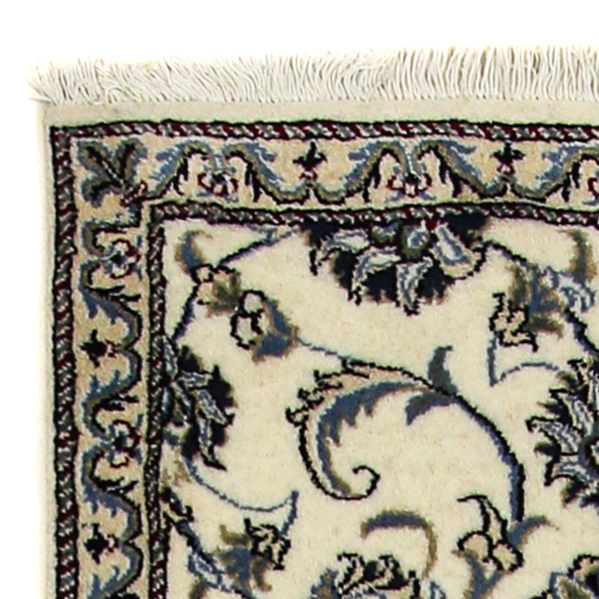 Biegacz Dywan perski - Nain - 240 x 77 cm - beżowy