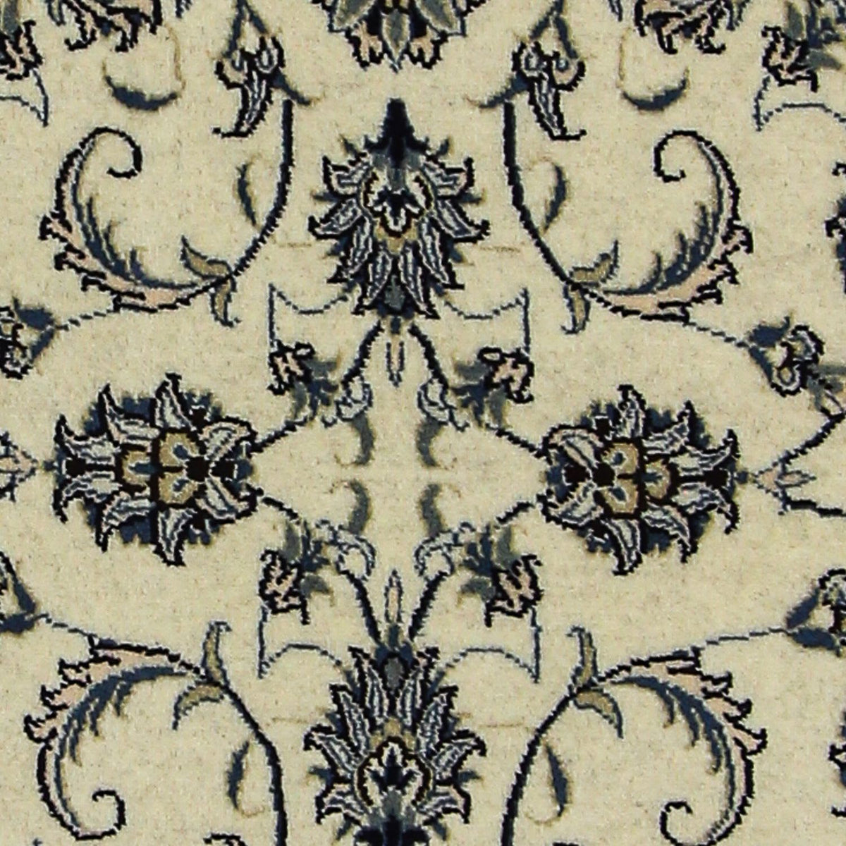 Biegacz Dywan perski - Nain - 253 x 80 cm - beżowy