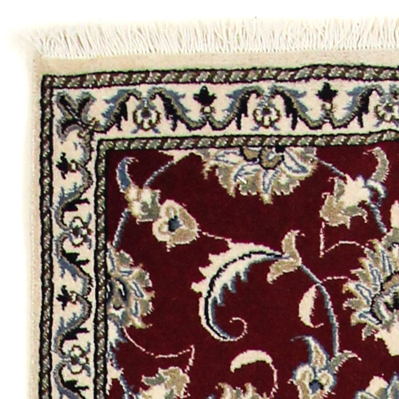 Biegacz Dywan perski - Nain - 256 x 77 cm - ciemna czerwień