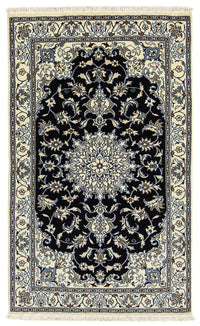 Dywan perski - Nain - 198 x 119 cm - ciemnoniebieski – product image
