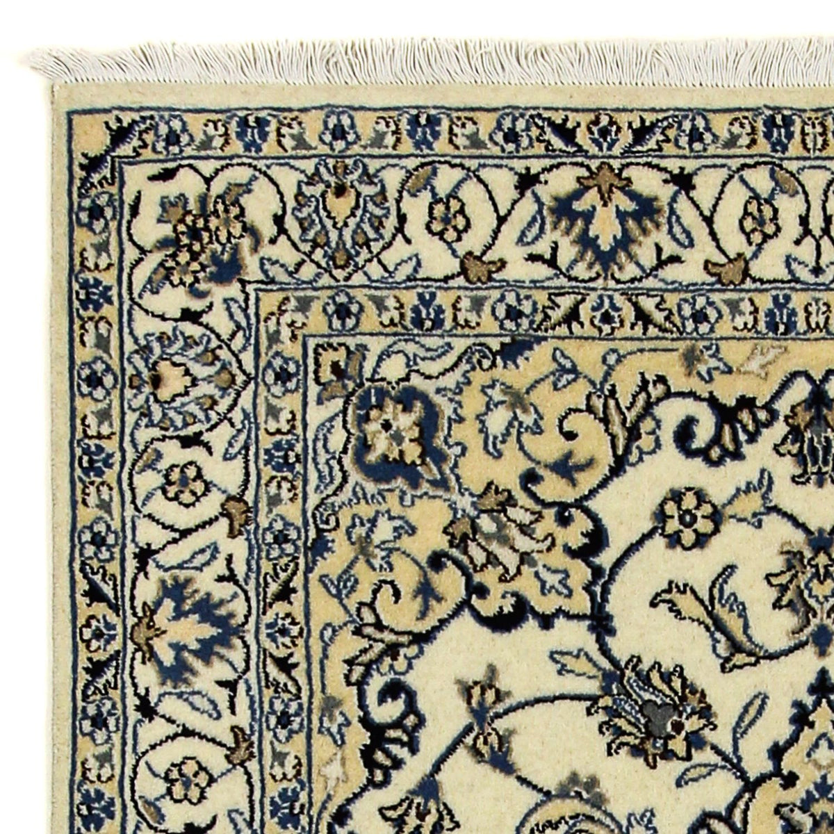 Dywan perski - Nain - 203 x 125 cm - beżowy