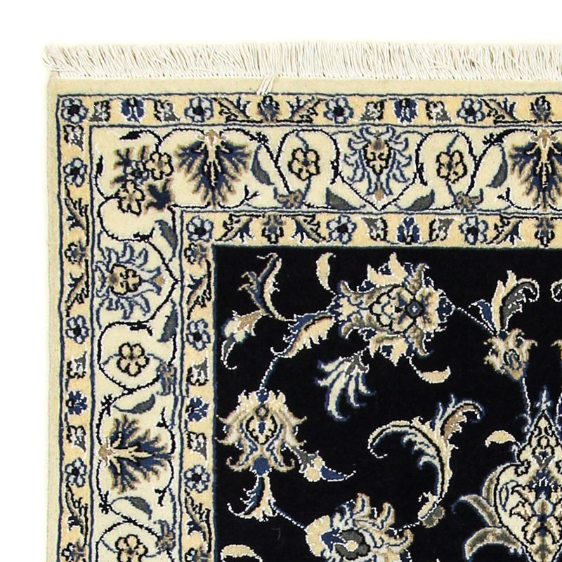 Dywan perski - Nain - 200 x 120 cm - ciemnoniebieski