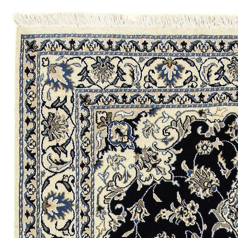 Dywan perski - Nain - 195 x 147 cm - ciemnoniebieski