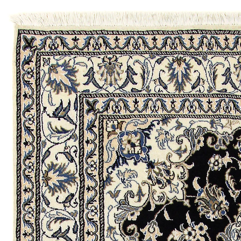 Dywan perski - Nain - 207 x 146 cm - ciemnoniebieski