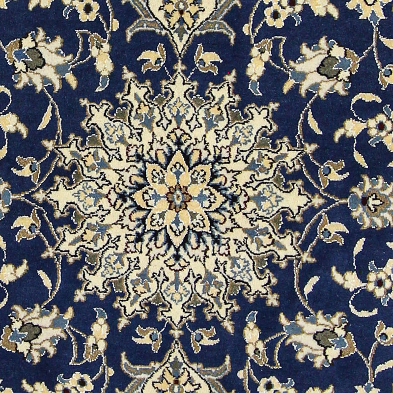 Dywan perski - Nain - 196 x 145 cm - ciemnoniebieski