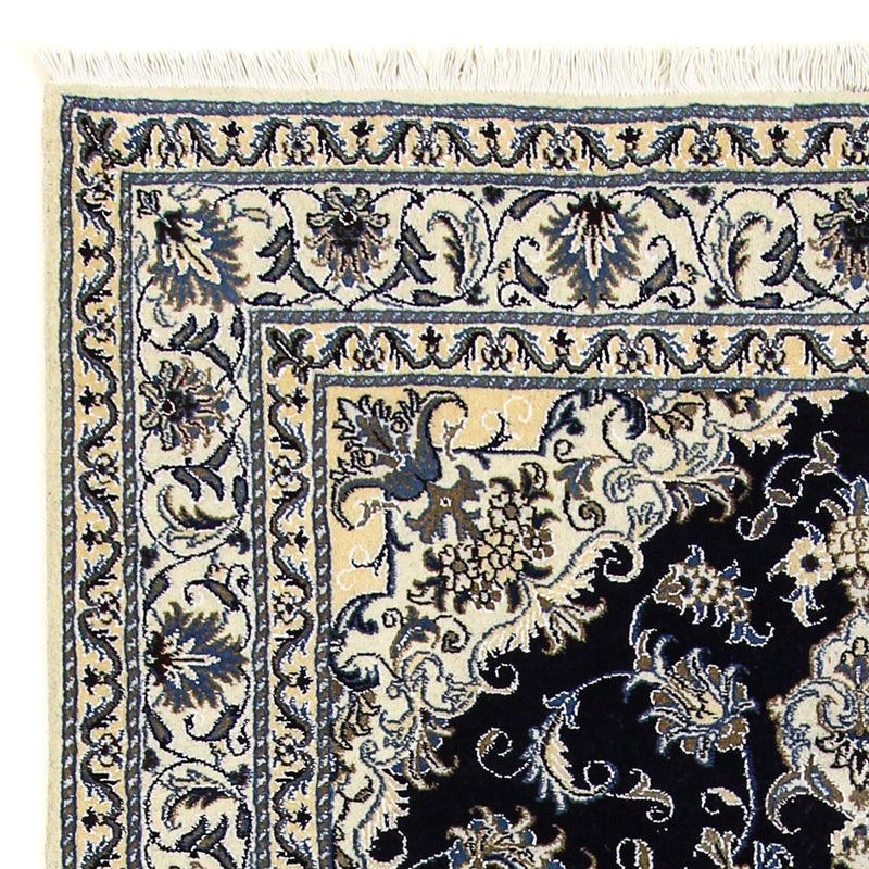 Dywan perski - Nain - 206 x 147 cm - ciemnoniebieski