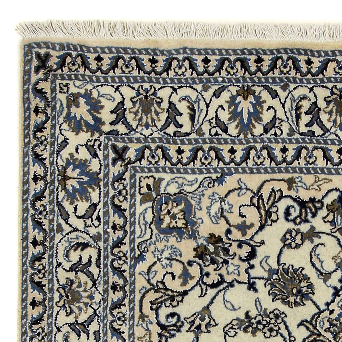 Dywan perski - Nain - 197 x 147 cm - beżowy