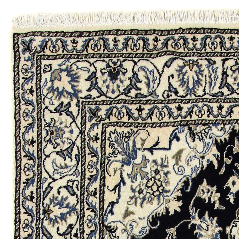 Dywan perski - Nain - 203 x 143 cm - ciemnoniebieski