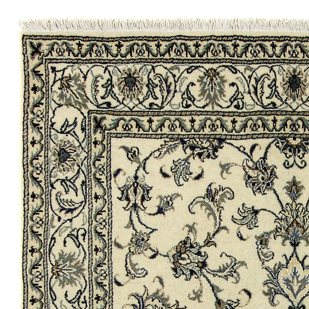 Dywan perski - Nain - 230 x 165 cm - beżowy