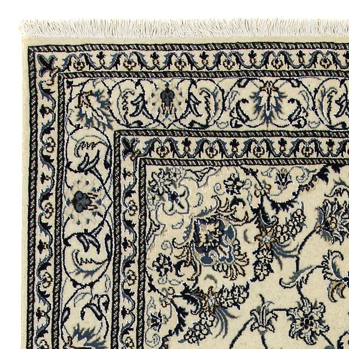 Dywan perski - Nain - 235 x 165 cm - beżowy