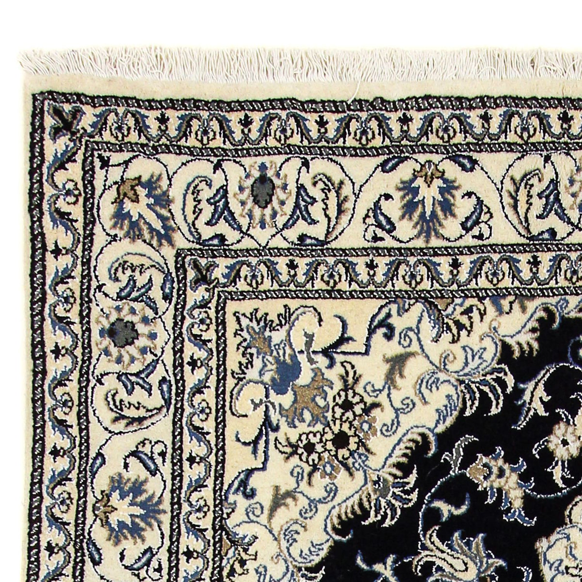 Dywan perski - Nain - 235 x 165 cm - ciemnoniebieski