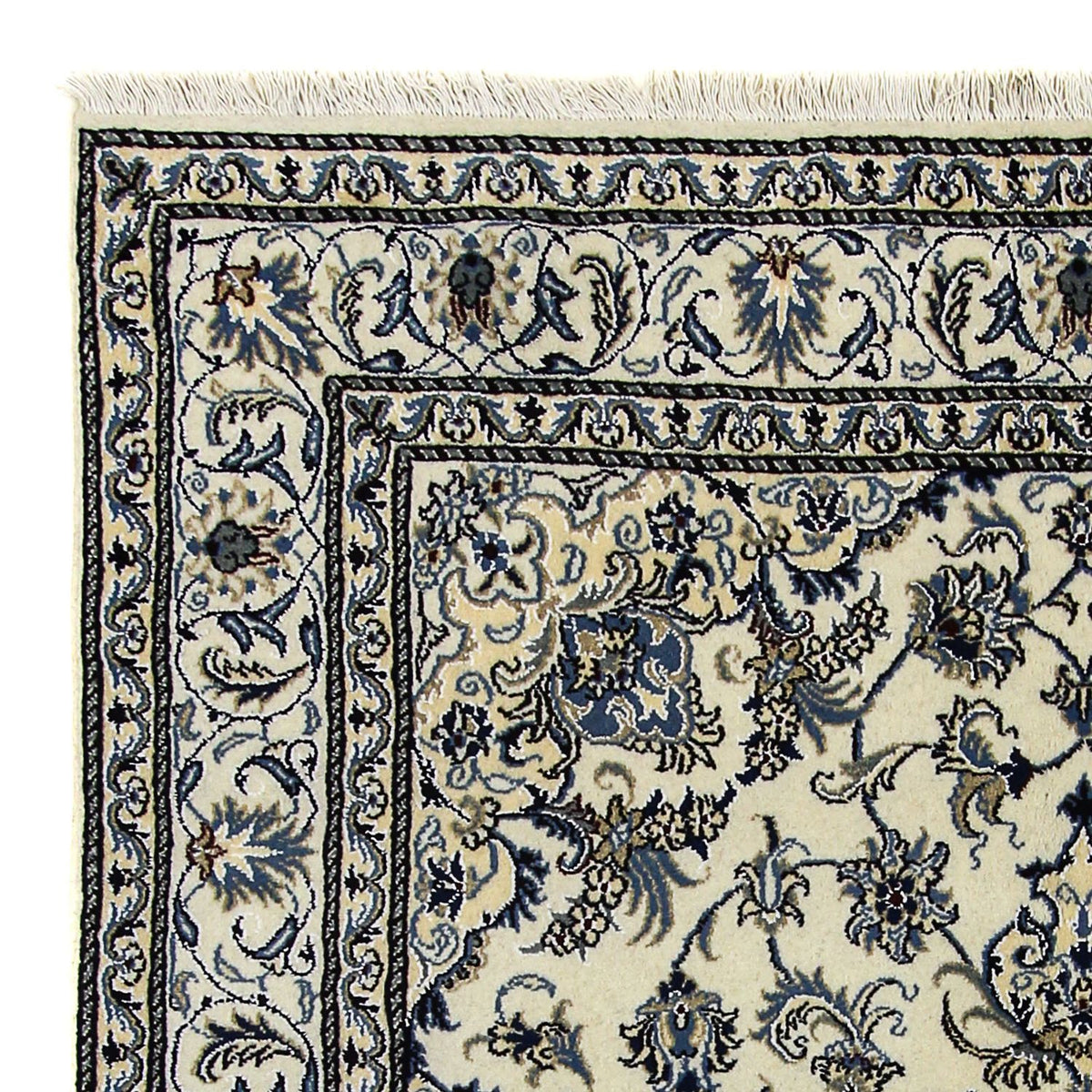 Dywan perski - Nain - 238 x 168 cm - beżowy