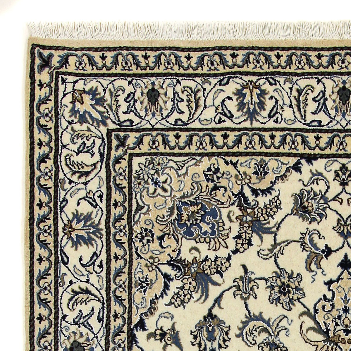 Dywan perski - Nain - 240 x 167 cm - beżowy