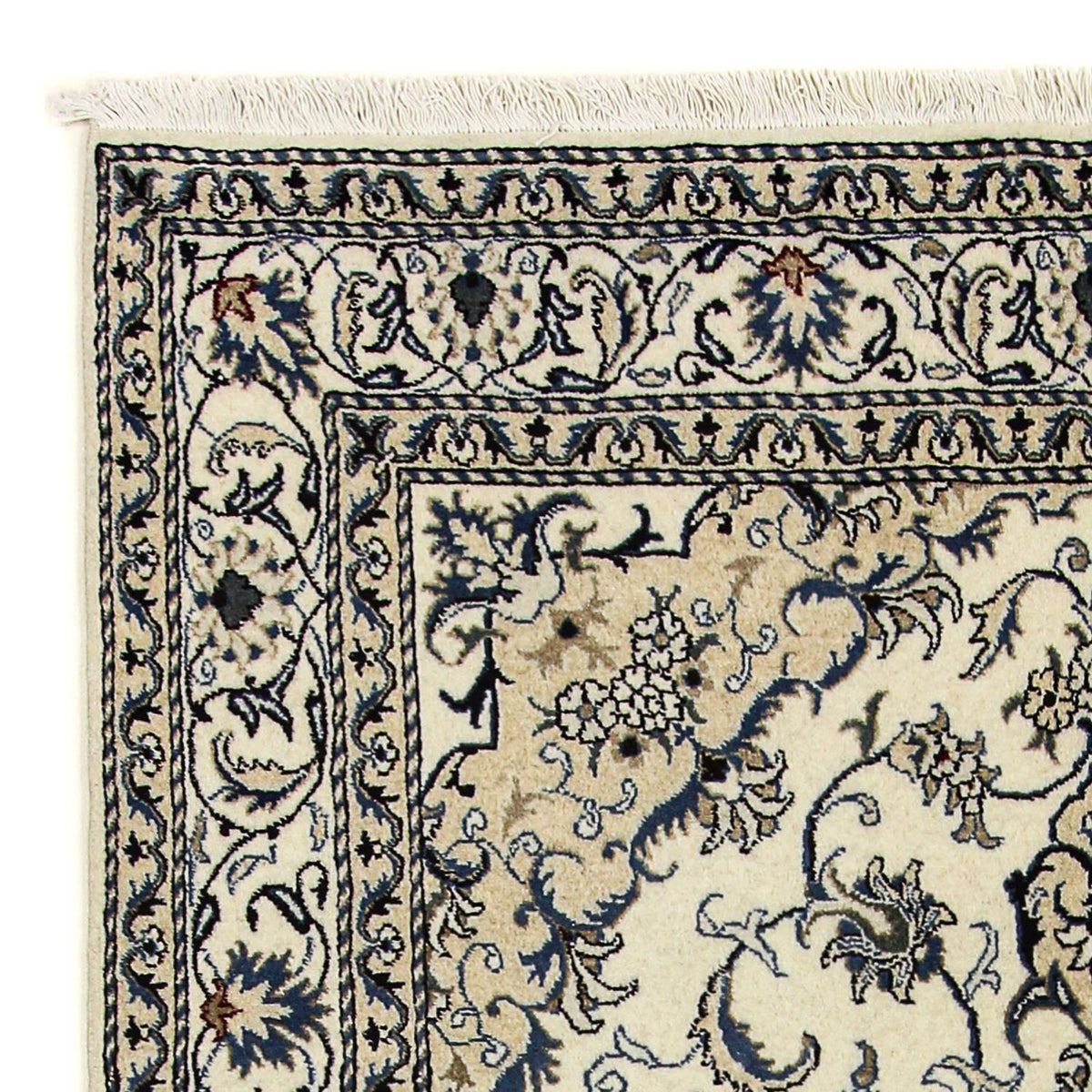 Dywan perski - Nain - 232 x 165 cm - beżowy