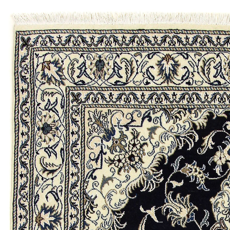 Dywan perski - Nain - 238 x 166 cm - ciemnoniebieski