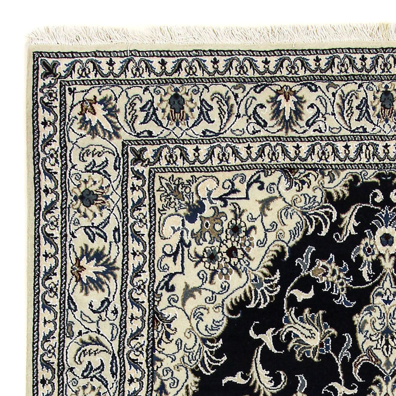 Dywan perski - Nain - 246 x 164 cm - ciemnoniebieski