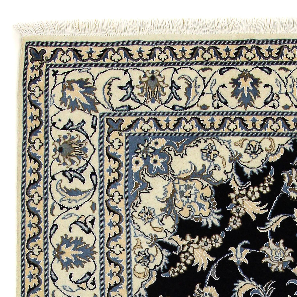 Dywan perski - Nain - 240 x 170 cm - ciemnoniebieski