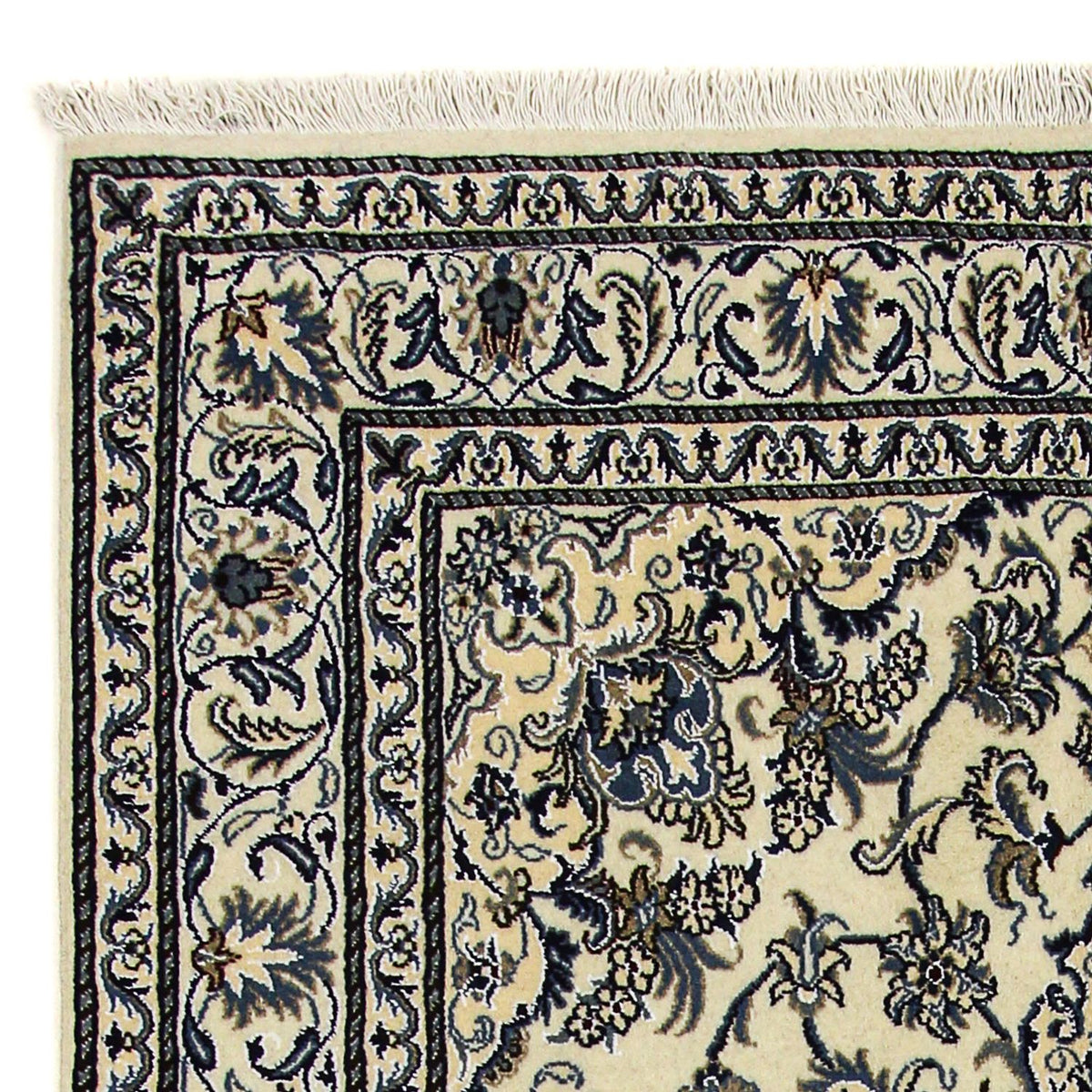 Dywan perski - Nain - 248 x 165 cm - beżowy