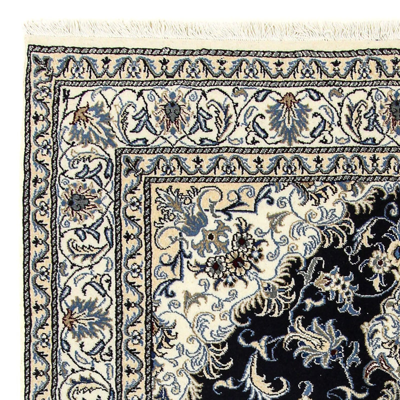 Dywan perski - Nain - 235 x 168 cm - ciemnoniebieski