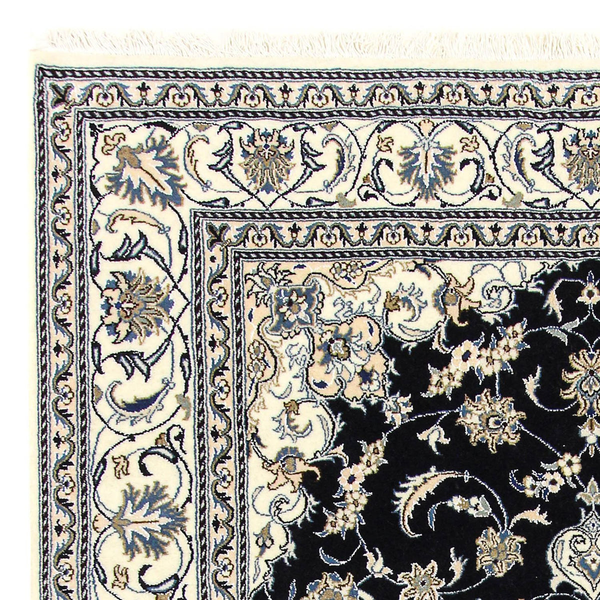 Dywan perski - Nain - 300 x 200 cm - ciemnoniebieski