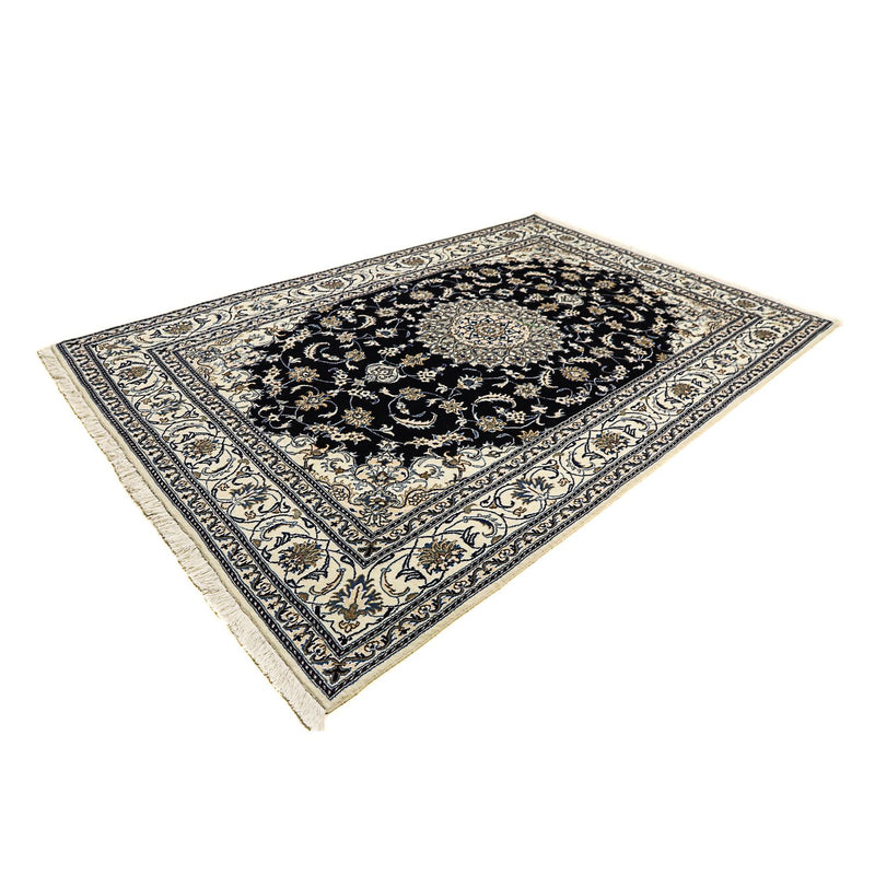 Dywan perski - Nain - 300 x 200 cm - ciemnoniebieski