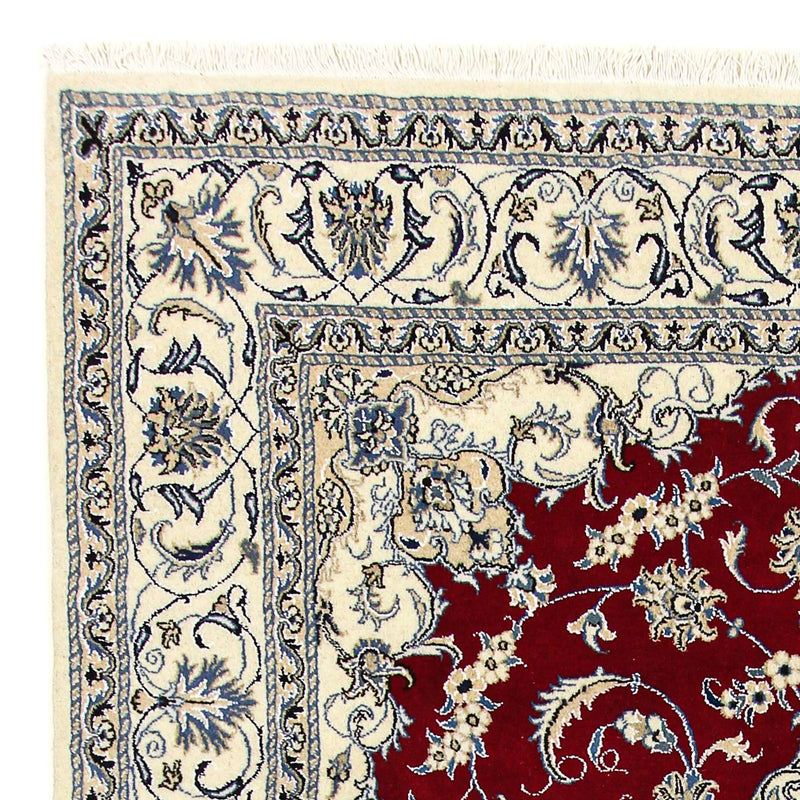 Dywan perski - Nain - 295 x 193 cm - ciemna czerwień