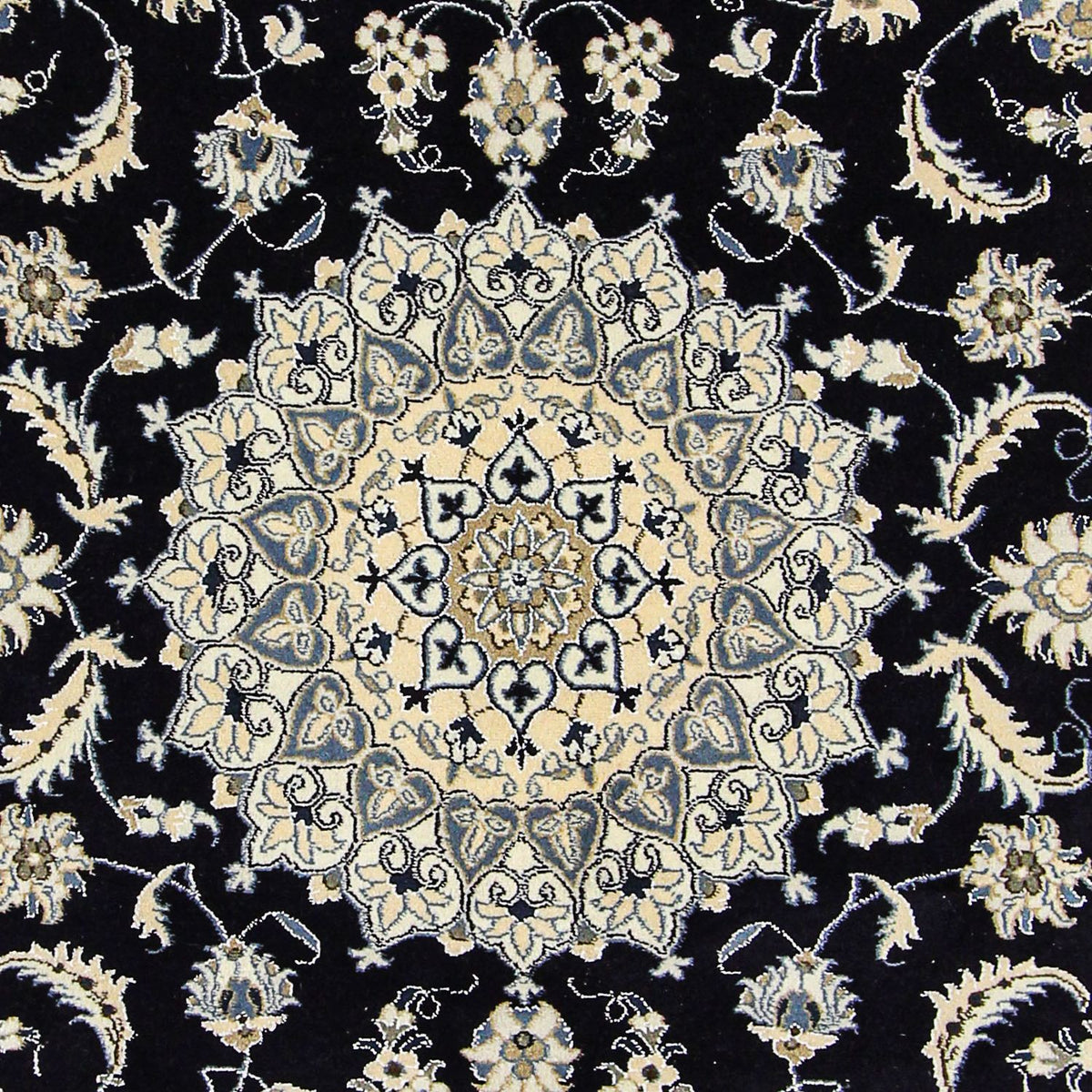 Dywan perski - Nain - 292 x 196 cm - ciemnoniebieski