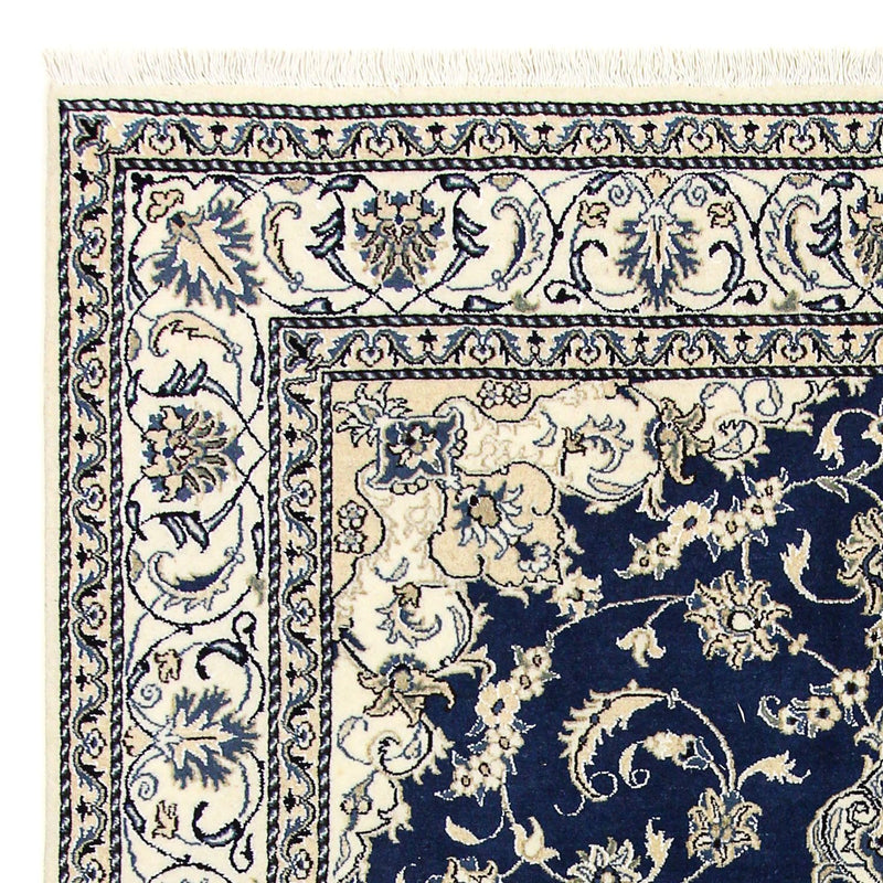 Dywan perski - Nain - 290 x 198 cm - ciemnoniebieski