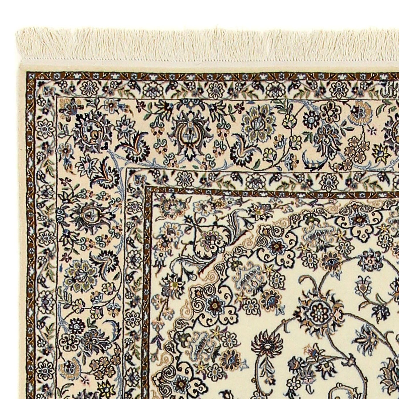 Dywan perski - Nain - Premium - 240 x 160 cm - beżowy