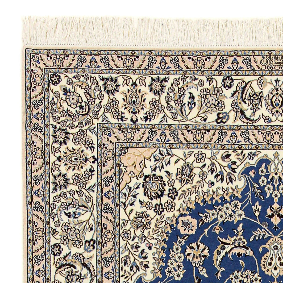 Dywan perski - Nain - Premium - 239 x 149 cm - niebieski