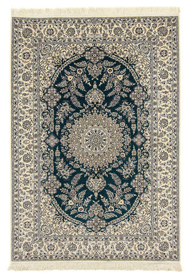Dywan perski - Nain - Premium - 234 x 156 cm - ciemnoniebieski