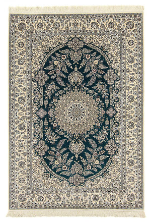 Dywan perski - Nain - Premium - 234 x 156 cm - ciemnoniebieski