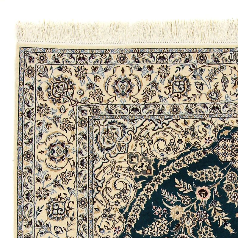 Dywan perski - Nain - Premium - 234 x 156 cm - ciemnoniebieski