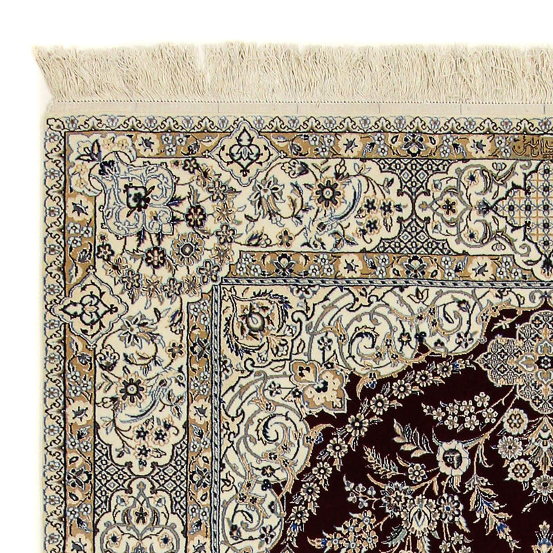 Dywan perski - Nain - Premium - 245 x 151 cm - ciemnoniebieski