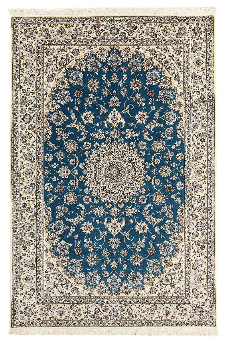Dywan perski - Nain - Premium - 236 x 154 cm - niebieski