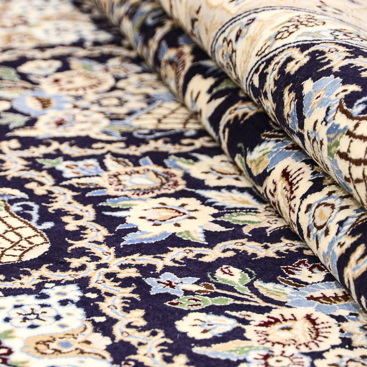 Dywan perski - Nain - Premium - 243 x 151 cm - beżowy