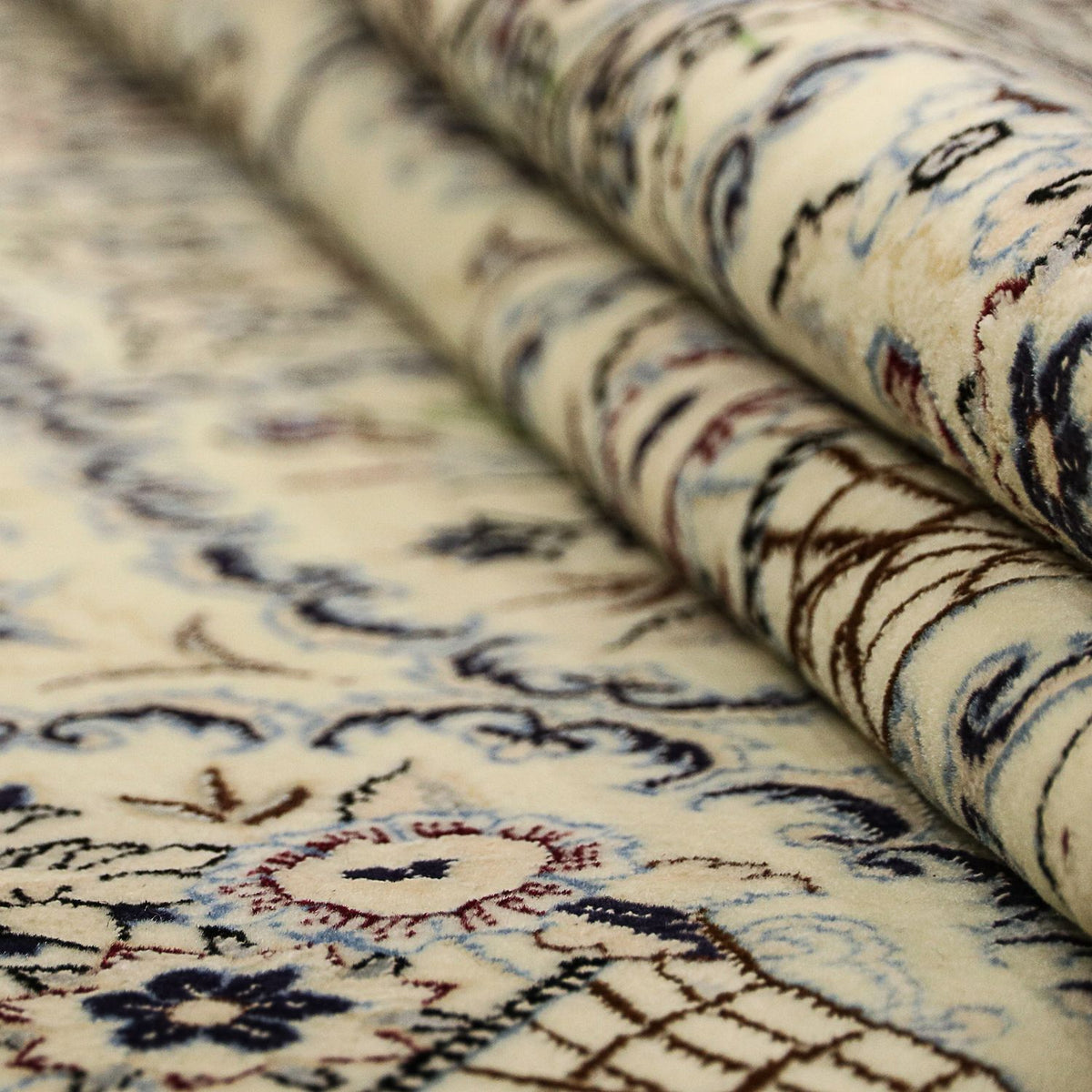 Dywan perski - Nain - Premium - 226 x 152 cm - beżowy