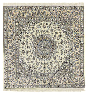 Dywan perski - Nain - Premium kwadratowy  - 205 x 205 cm - beżowy
