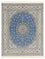 Dywan perski - Nain - Premium - 255 x 206 cm - niebieski