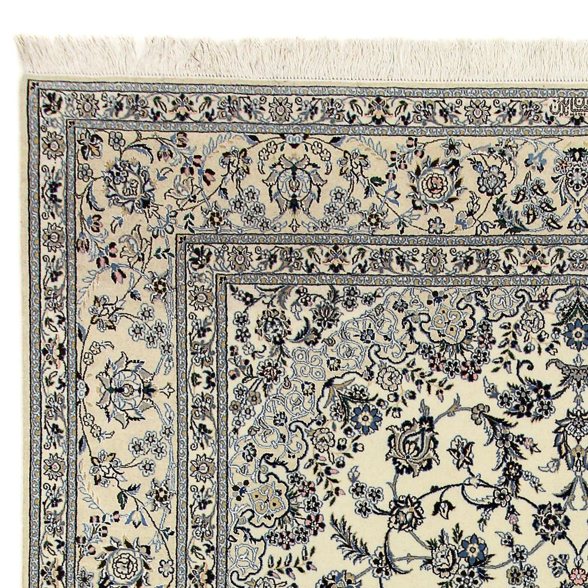 Dywan perski - Nain - Premium - 307 x 205 cm - beżowy