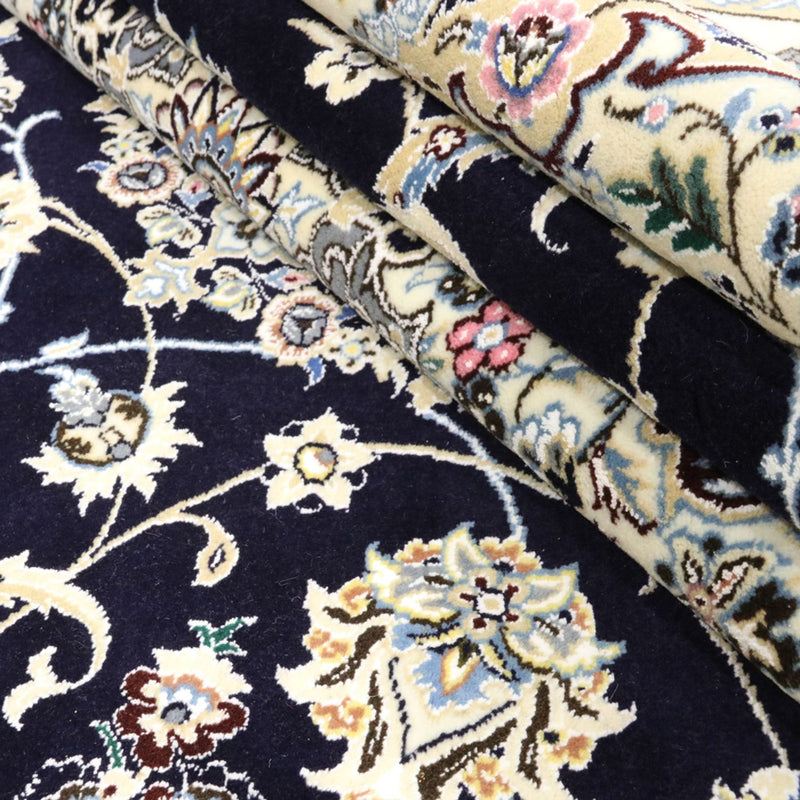 Dywan perski - Nain - Królewski - 309 x 205 cm - ciemnoniebieski