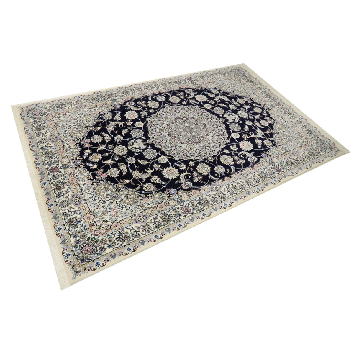 Dywan perski - Nain - Królewski - 309 x 205 cm - ciemnoniebieski