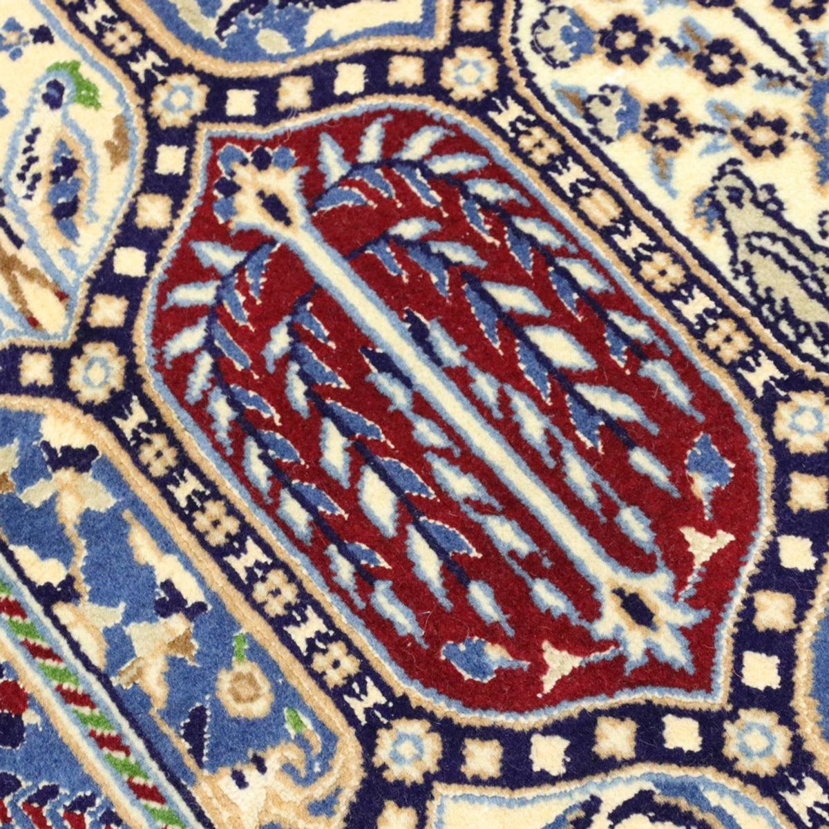 Dywan perski - Nain - Królewski - 303 x 206 cm - wielokolorowy