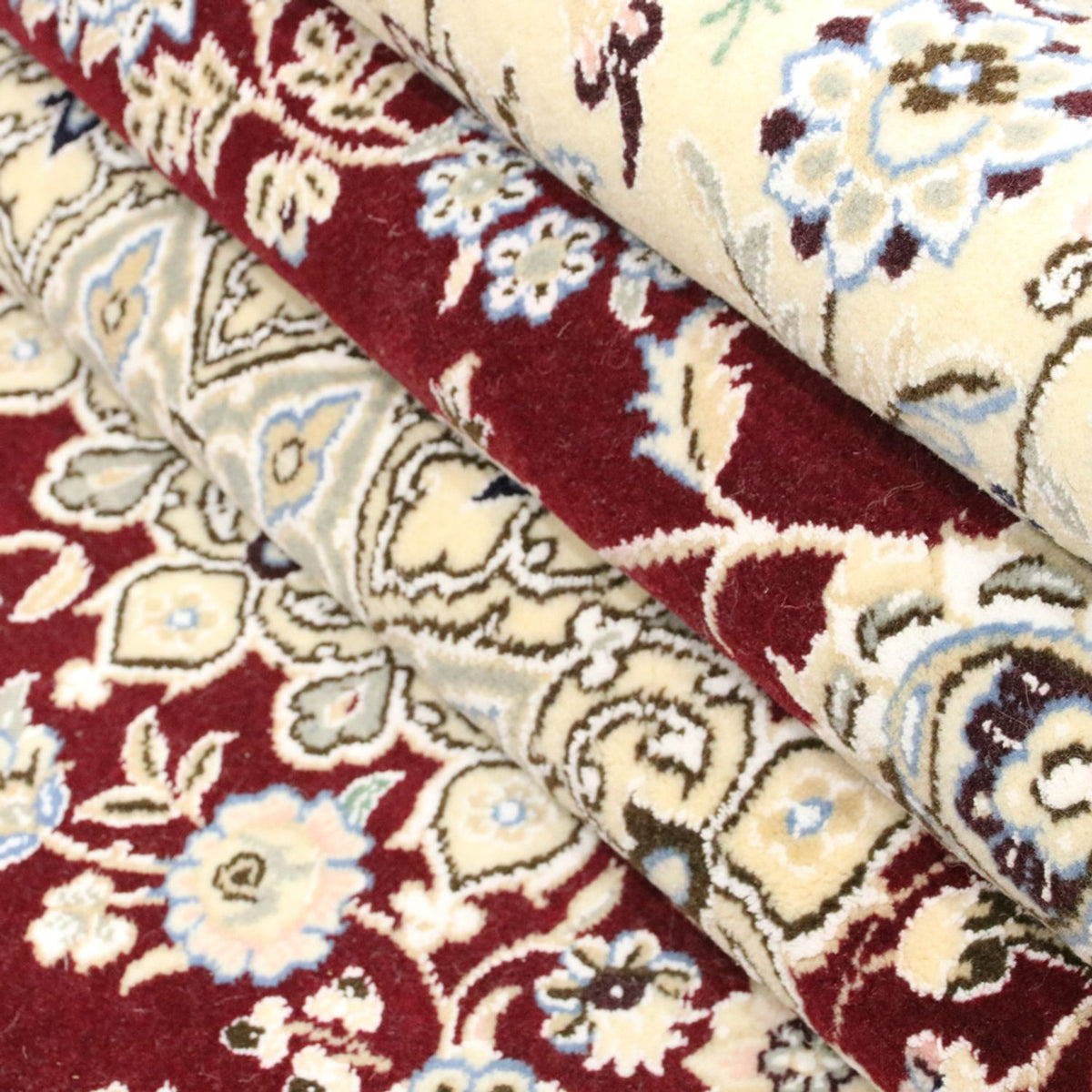 Dywan perski - Nain - Królewski - 303 x 202 cm - czerwień winna