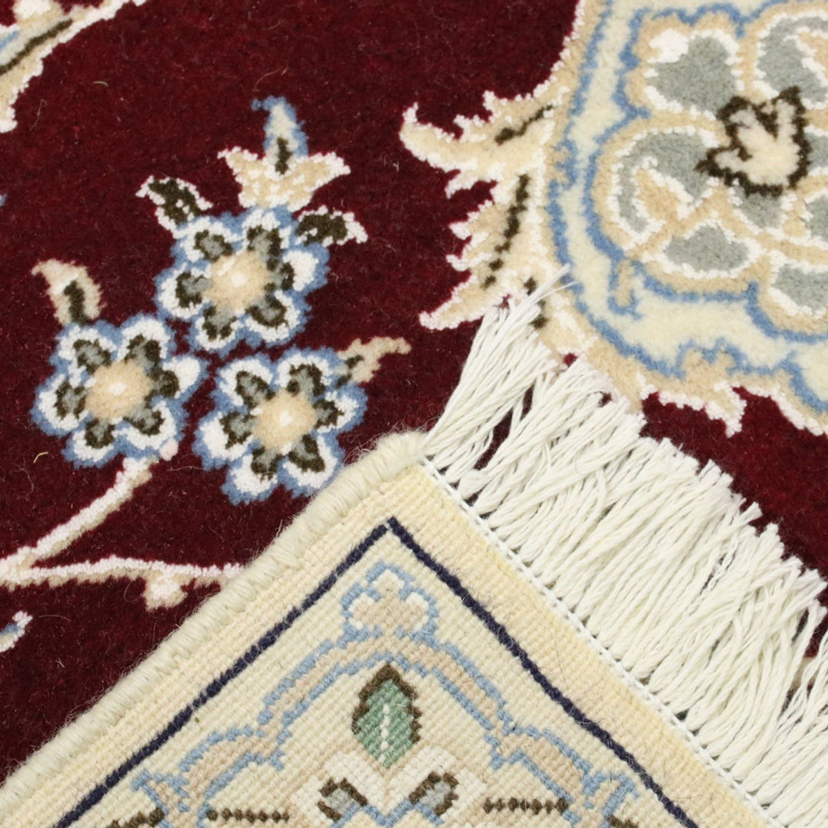 Dywan perski - Nain - Królewski - 303 x 202 cm - czerwień winna