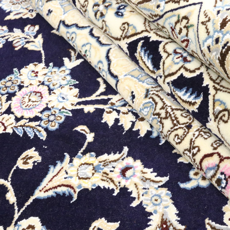 Dywan perski - Nain - Królewski - 304 x 250 cm - ciemnoniebieski