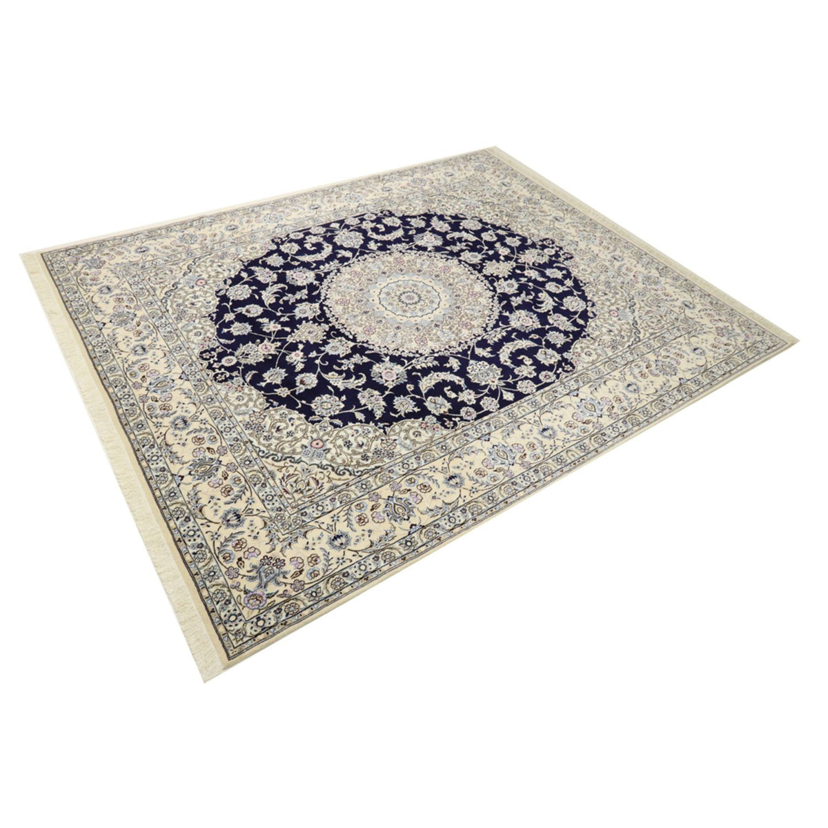 Dywan perski - Nain - Królewski - 304 x 250 cm - ciemnoniebieski