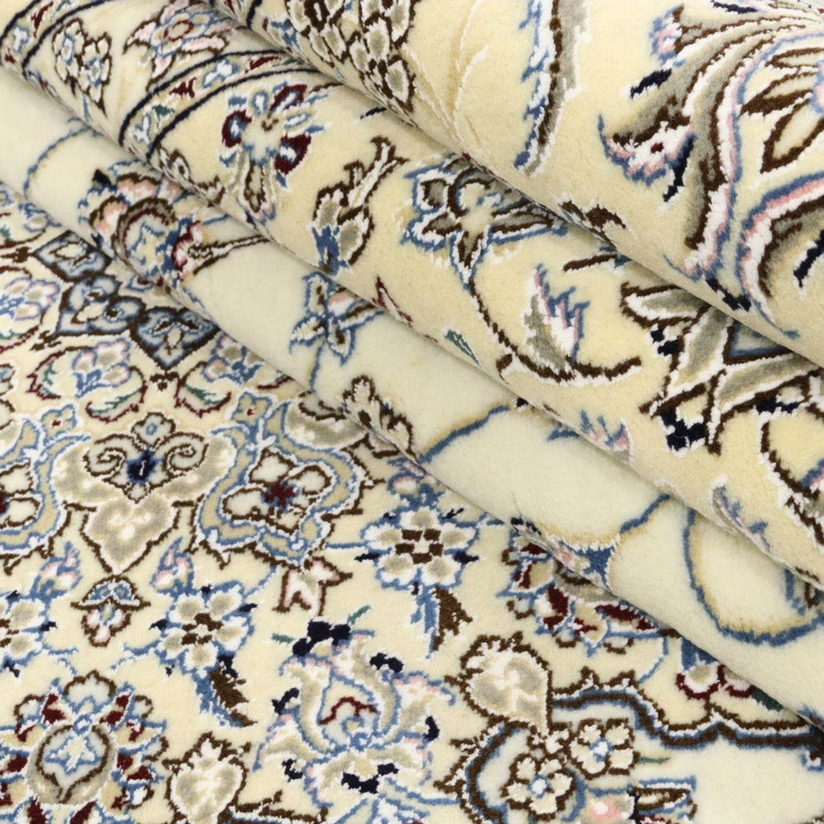 Dywan perski - Nain - Królewski - 361 x 249 cm - kremowy