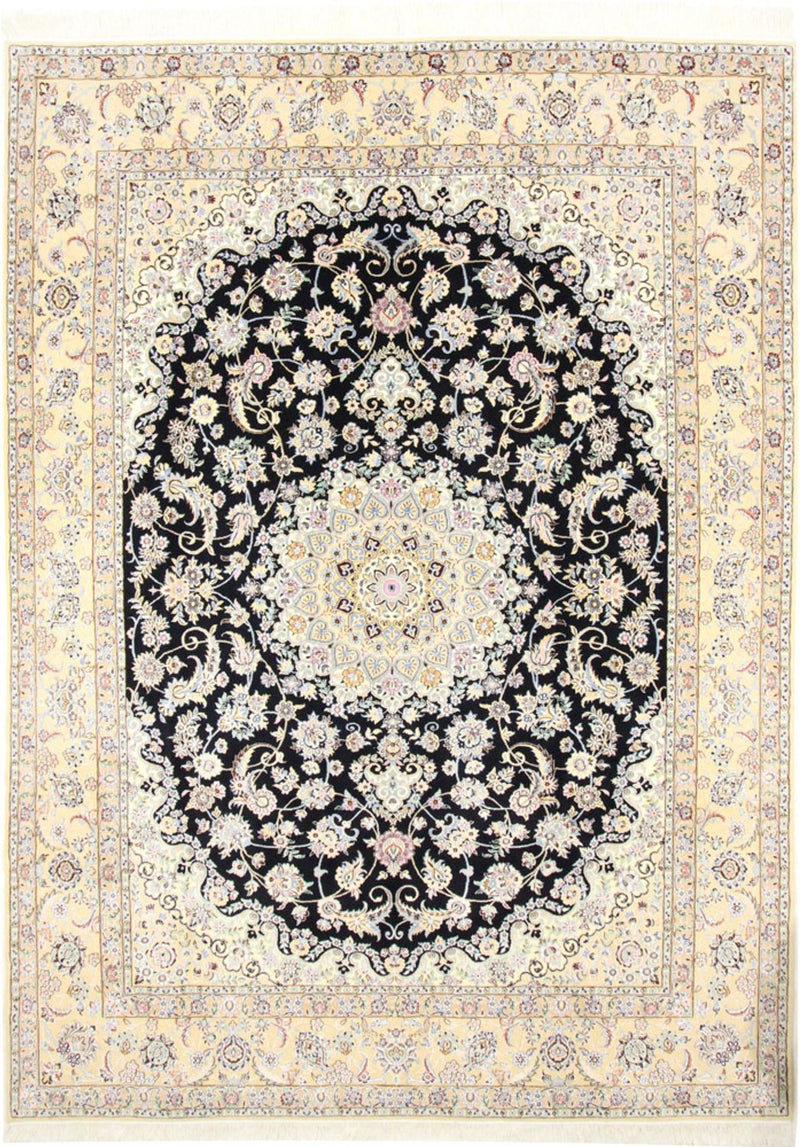 Dywan perski - Nain - Królewski - 350 x 254 cm - ciemnoniebieski