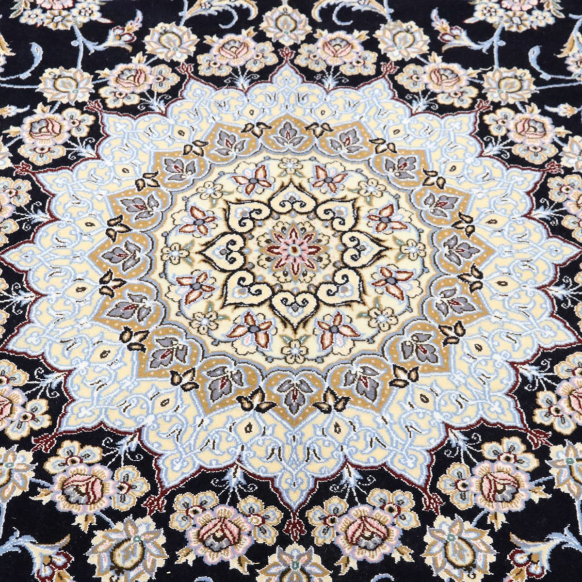 Dywan perski - Nain - Królewski - 356 x 248 cm - ciemnoniebieski